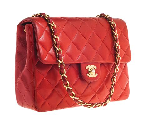coco chanel red purse